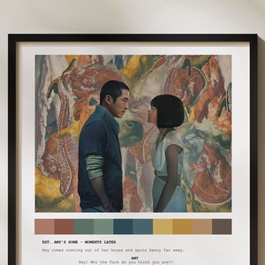 Rind Ali Wong Steven Yeun | TV Script | Angebot für Serie Serie | Rind A24 Alternatives Design | Rind A24 Zitat | Personalisierte TV-Show Geschenk