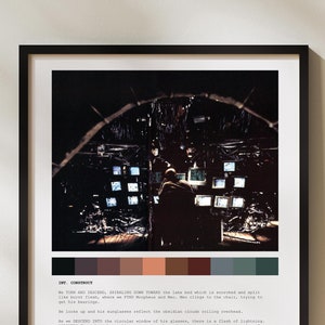 Matrix Movie Quote | Film Script Present | Movie Script | Keanu Reeves | Matrix Quote | Colour Palette | Matrix Original  | Matrix Art