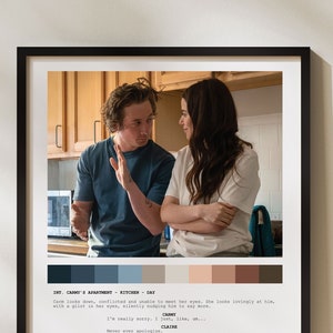 The Bear TV Show / Sceneggiatura della serie TV / Carmy e Claire / Jeremy Allen White / Molly Gordon / Ordine personalizzato per BW