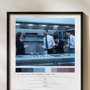 The Bear TV Show &#39;Yes Chef&#39; Quote Poster: Ebon Moss-Bachrach Art