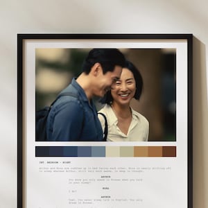 Past Lives Movie Quote | Past Lives A24 | In-yun | You Dream in a Language I Can&#39;t Understand | Past Lives Quote | Custom Movie Gift