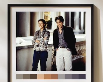 Notting Hill filmaffisch konsttryck Hugh Grant Julia Roberts filmdekor