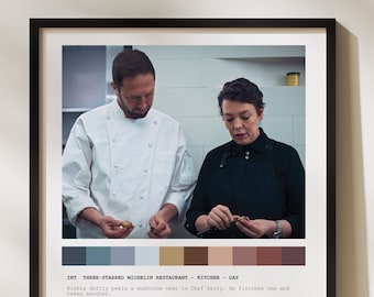 The Bear TV Show Script Poster Richie  Chef Terry Design