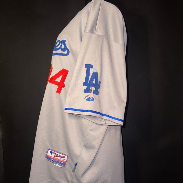 Majestic Cool Base MLB Los Angeles Dodgers Fernando Valenzuela #34 Size 56