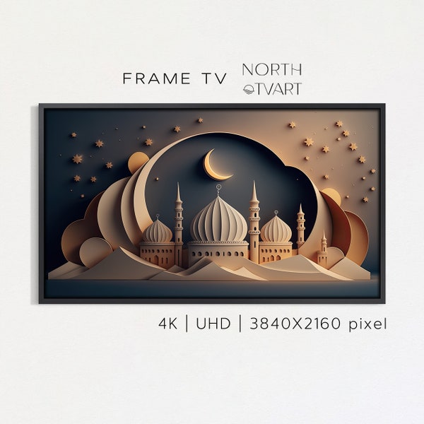 Samsung Frame TV Art Ramadan Kareem | Ramadan Mubarak frame tv art | Eid al Iftar | Islamic home decor | Islamic tv art | Islamic wall decor