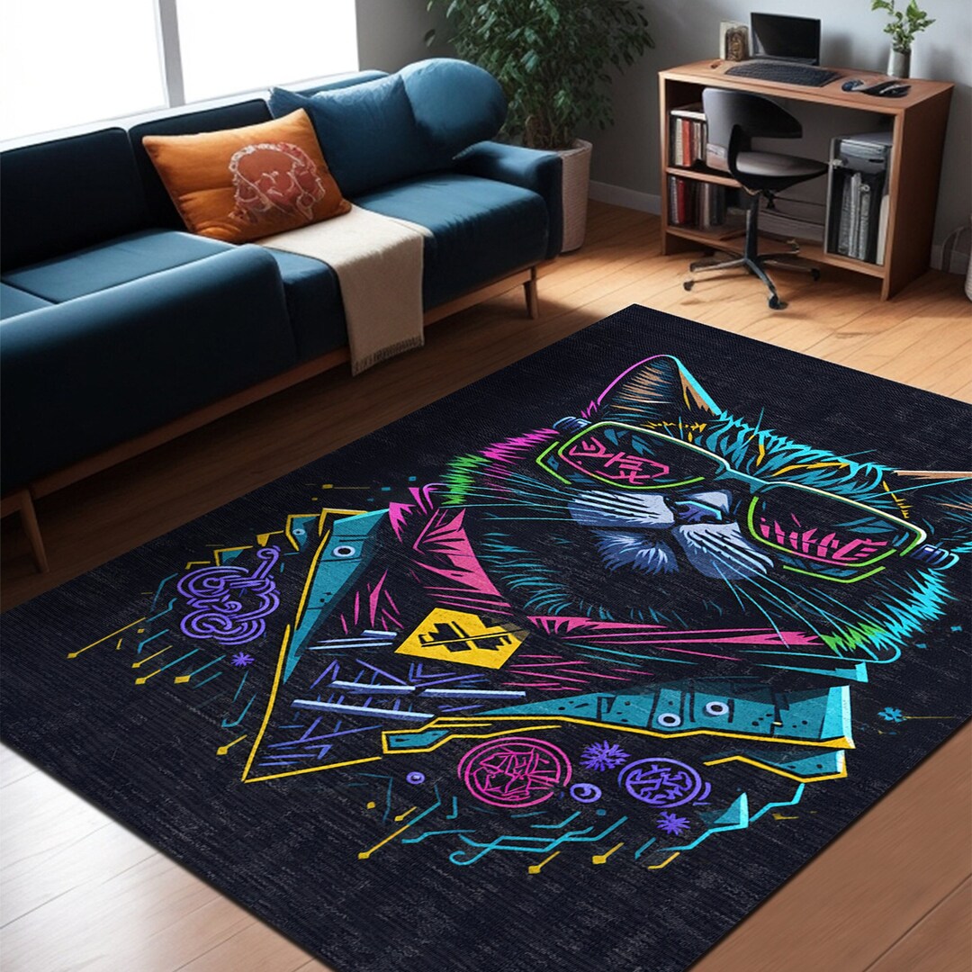 Floor Area Gaming Rug Perfect Gamer Room Decor Level up Your Space With