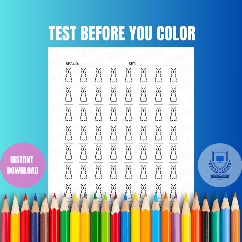 Color Test Sheet.pdf Color Swatch Chart Printable for Coloring, Cozy Color Test Sheet ...