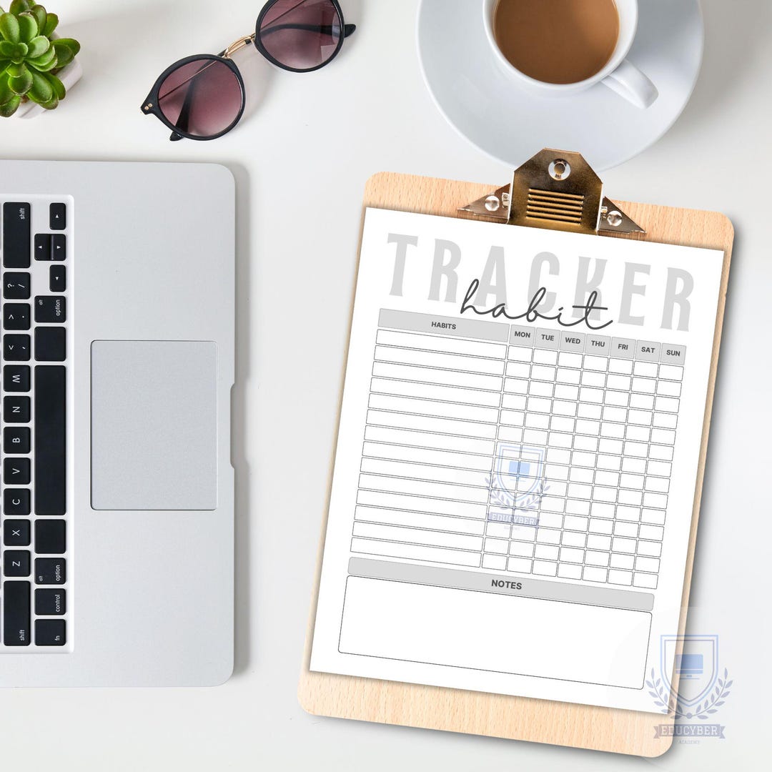 Printable Routine Tracking Habit Tracker Weekly Time Management Goal Planner Routine Template ...