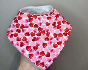 Valentines Heart Bib