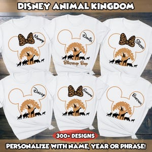 Custom Animal Kingdom Matching Shirts, Disney Animal Kingdom 2025 Shirt, Disneyworld Family Matching Shirt, Disney Family Safari Shirt