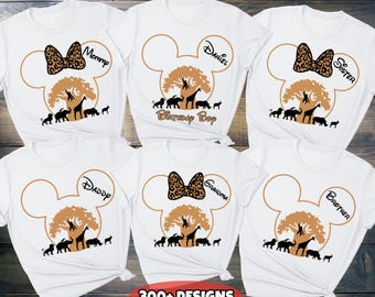 Custom Animal Kingdom Matching Shirts, Disney Animal Kingdom 2025 Shirt, Disneyworld Family Matching Shirt, Disney Family Safari Shirt