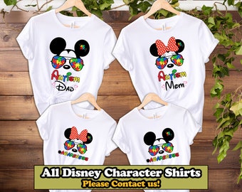 Autism Awareness Shirt, Autism Mom Shirt, Autism Shirt, Autism Disney Shirt, Autism Mom Life Shirt, Mickey Autism Tee, Autism Support Shirt