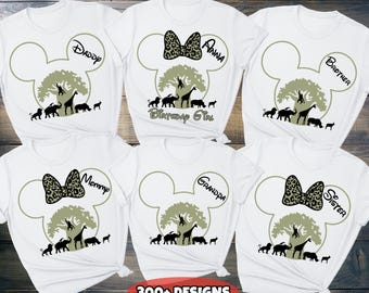 Custom Disney Animal Kingdom Shirts, Safari Family Matching Shirts, Disney Trip 2025 Shirts, Disney Birthday Shirt, Disneyworld Family Shirt