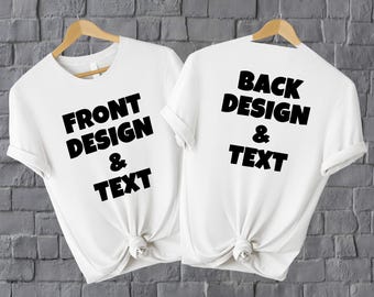 Personalized Shirt, Custom Logo Shirts, Customized Tee, Company Logo Shirt, Personalized Gift, Your Logo Here Tees, Custom Logo Shirts