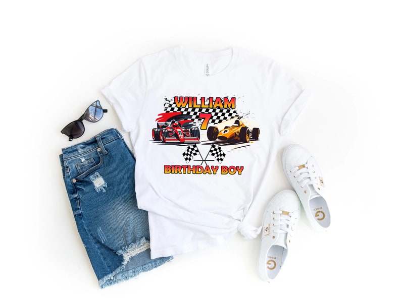 Race Cars Birthday Shirt, Formula Shirt, Birthday Family Tee, Birthday