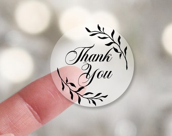 25 Gold Foil Thank You Stickers // Custom Labels for Packages Business ...