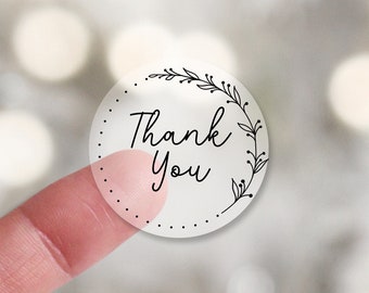 25 Gold Foil Thank You Stickers // Custom Labels for Packages Business ...