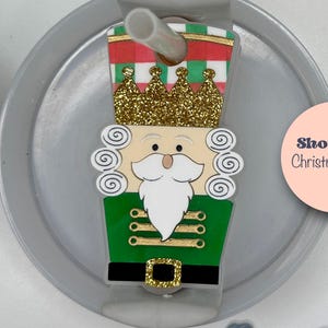 Nutcracker Stanley Name Plate, 30oz Name Plate, Nutcracker Stanley, Stanley Topper, Stanley Cup Accessories