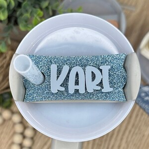 Glitter Stanley Name Plate, 40oz Stanley Name Plate, Stanley Cup Topper, Slitter Stanley Topper, Stanley Cup Accessories