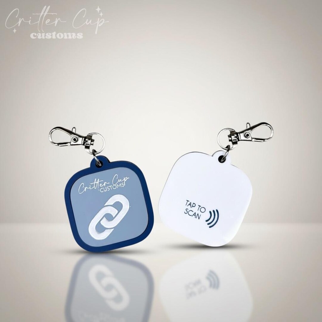 Smart Key Chain, NFC Keychain, Business NFC Tag, Personalized Keychain ...
