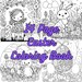 Easter Coloring Book, Easter Coloring Book PDF, Easter Bunny Coloring