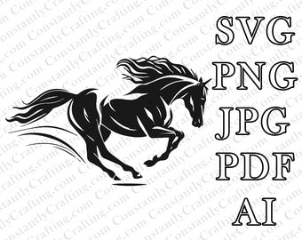 Horse Gallop, Horse Gallop SVG, sayings, svg, horse, gallop, Cut File Cricut, xTool, Laser, File For Crafting, Decal, Horse Gallop Decal