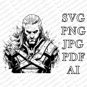 Witcher SVG, Witcher PNG, The Witcher, Cut File Cricut, File For Crafting