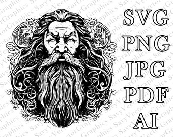 Gimli SVG, Lord of the Rings, Dwarf SVG, lotr SVG, Cut File Cricut, File For Crafting