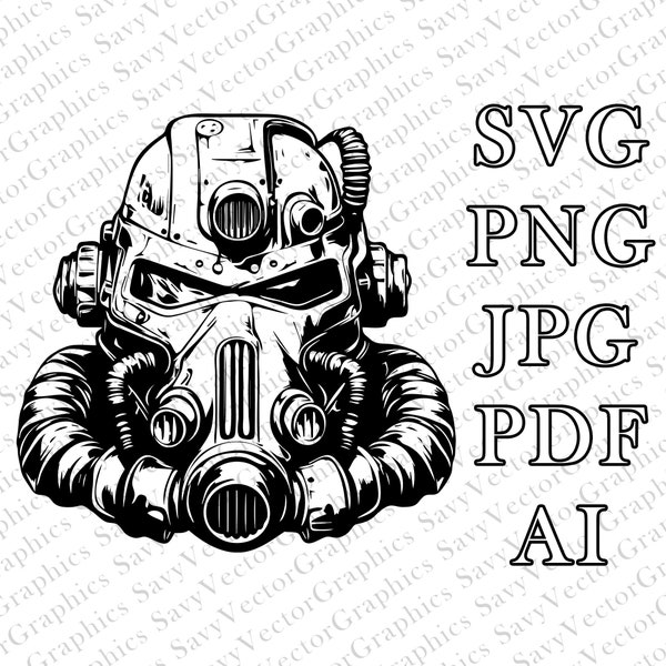 Fallout SVG, Fallout Shelter SVG, Fallout Mask, Cut File Cricut, File For Crafting