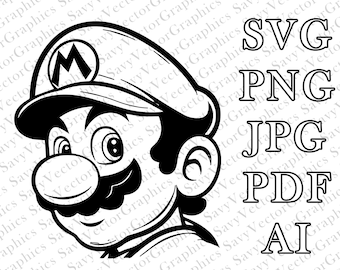 Mario SVG, Mario Movie SVG, Mario Movie, Cut File Cricut, File For Crafting