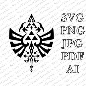 Zelda Aufkleber SVG, Zelda Link SVG, Link, geschnitten Datei Cricut, Datei zum Basteln