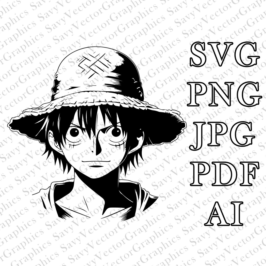 One Piece Luffy SVG One Piece Luffy PNG One Piece Show Anime Cut one-piece-luffy-svg-one-piece-luffy-png-one-piece-show-anime-cut
