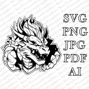 Bowser SVG, Mario Movie Bowser SVG, Mario Movie, Cut File Cricut, File For Crafting