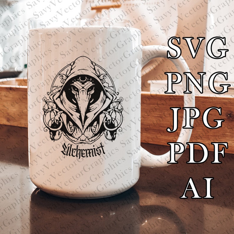 Plague Doctor Alchemist SVG, D&D, Fantasy, Cut File Cricut, Laser ...