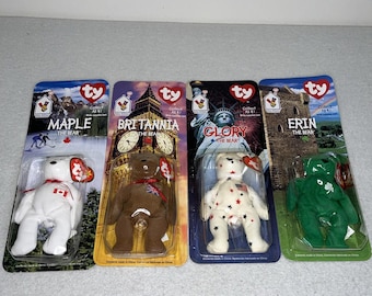 McDonald&#39;s Ty Beanie Babies 1999 Bears Set of 4