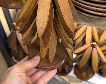 Modern Wooden Pot Holder Hot Pad Trivet
