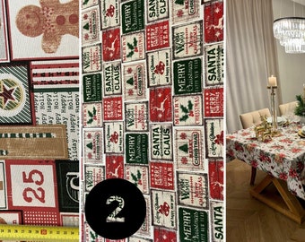 Christmas table cloth xmass decoration beautiful table