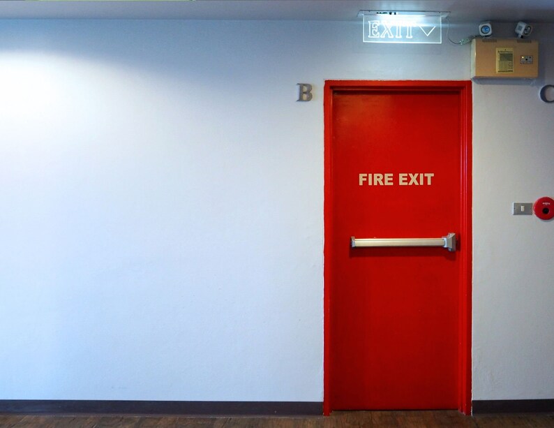 Airbnb Emergency Fire Escape Plan,evacuation Diagram,customized