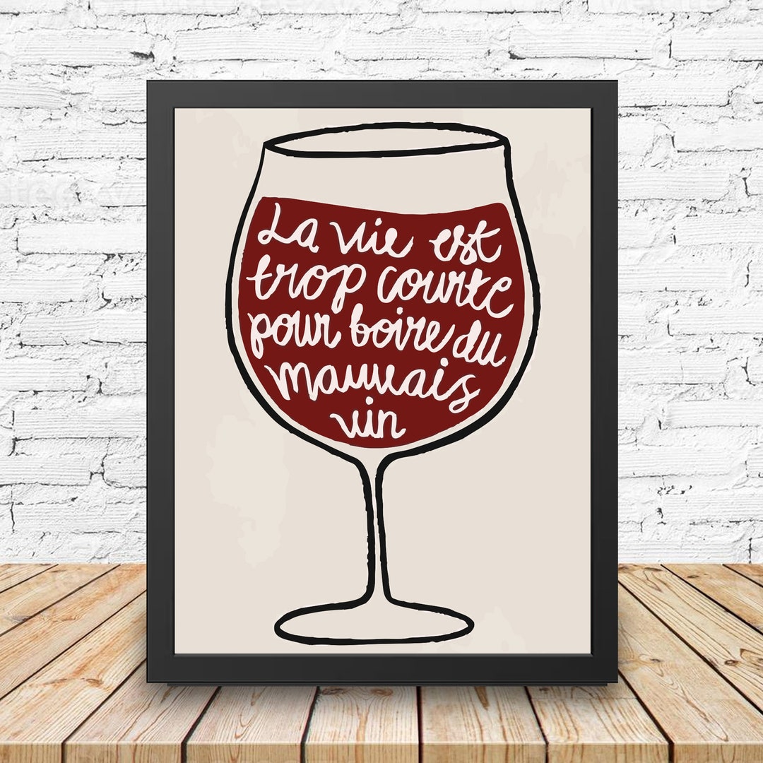 Wine Glass Wall Art Kitchen Wall Art Download Wine Print Wine Glass