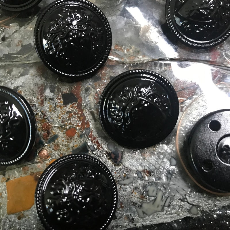 Embossed Buttons - Etsy