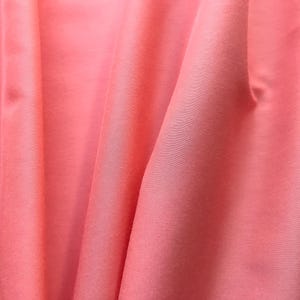 Coral Powder  - Silk/Cotton Lining Fabric- 138 cm Width.