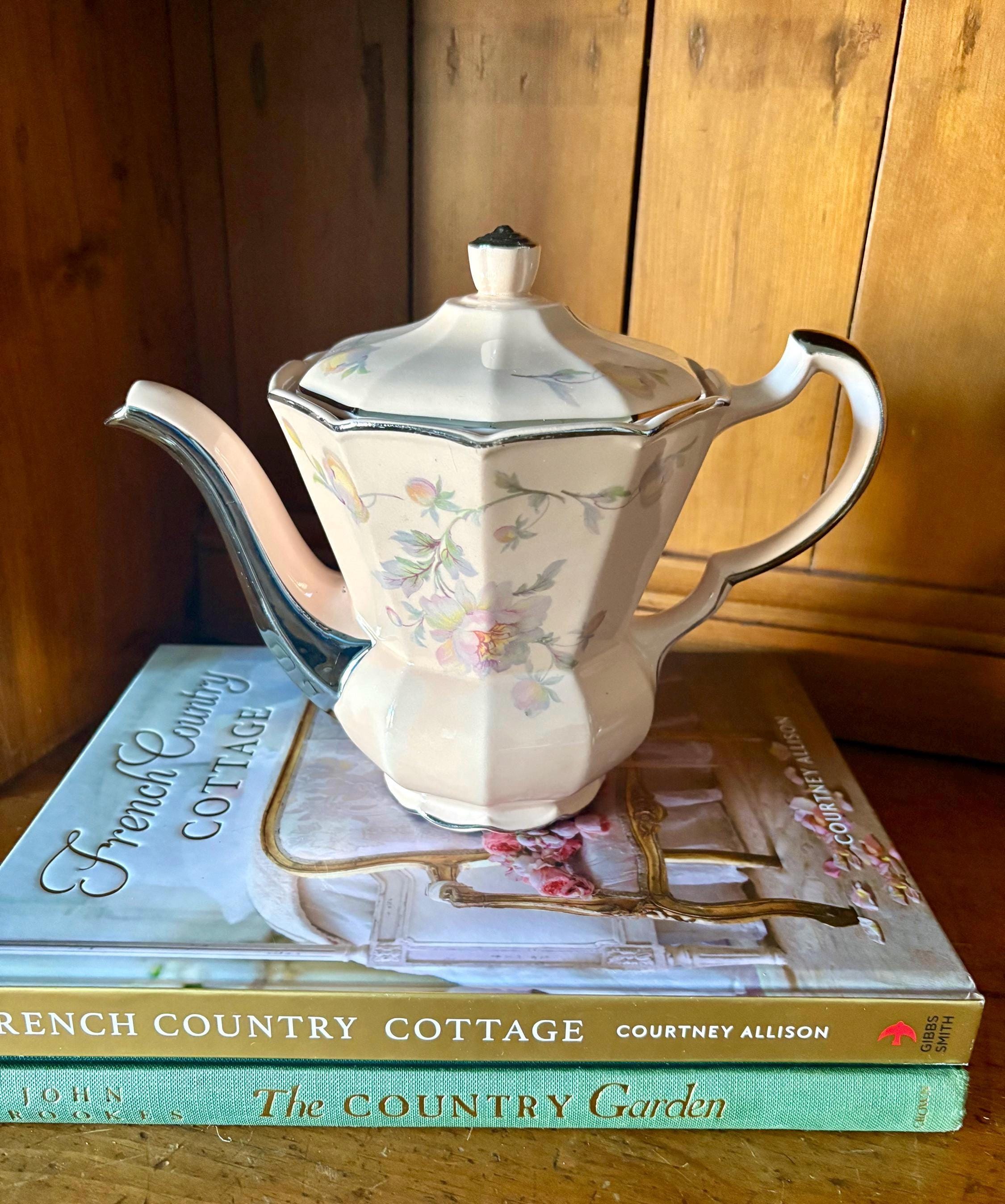 専用です。 フランスビンテージ　リモージュTea pot アンティークリモージュコーヒーセット 宿木 ヤドリギ ポット