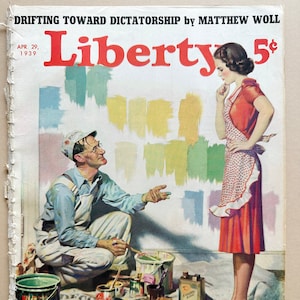Colorful 1930&#39;s Liberty Magazine