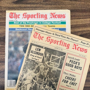 Authentic Sports Birthday Newspaper