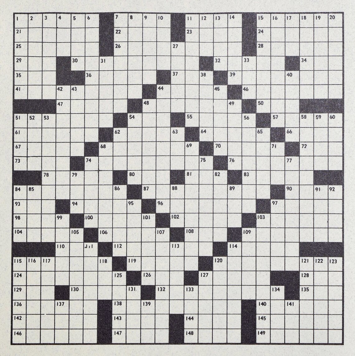 NYT 1st Crossword Puzzle Digital Download Etsy NYT 1st Crossword Puzzle Digital Download Etsy