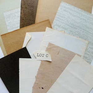 Vintage Aged Paper Sheets