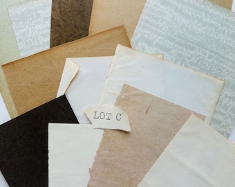 Vintage Aged Paper Sheets