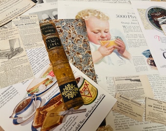 Random 1913 100+ Year Old Newspaper Vintage Advertisements Ads