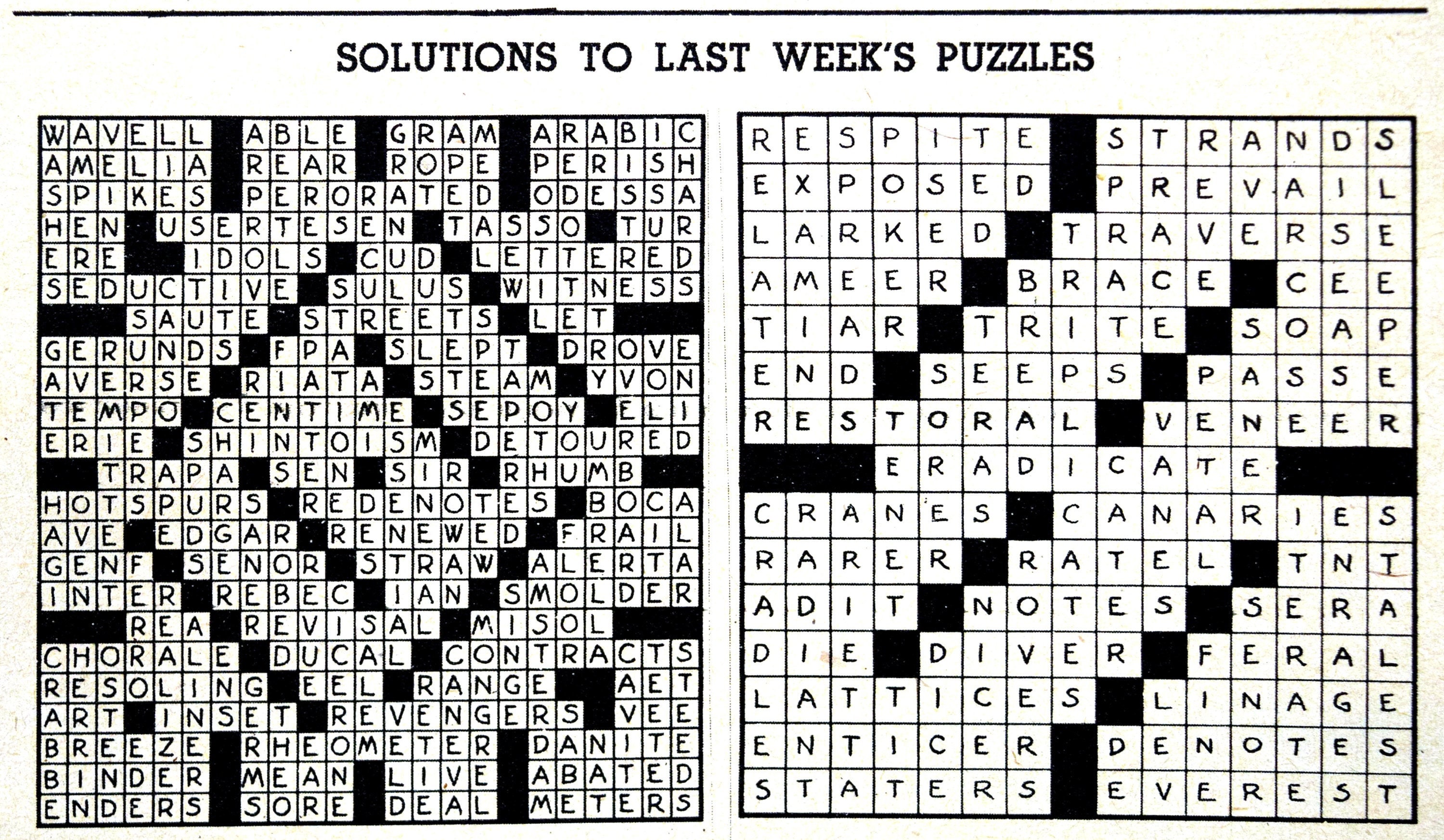 NYT 1st Crossword Puzzle Digital Download Etsy UK