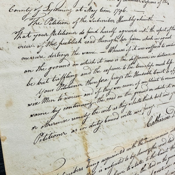 Handwritten Letter Set from 1825 & 1796